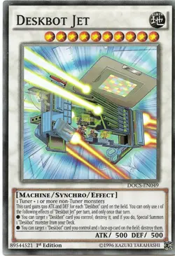 Deskbot Jet DOCS-EN049 Common Yu-Gi-Oh Card 1st Edition New - Image 1