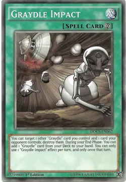 Graydle Impact DOCS-EN062 Common Yu-Gi-Oh Card 1st Edition New - Image 1