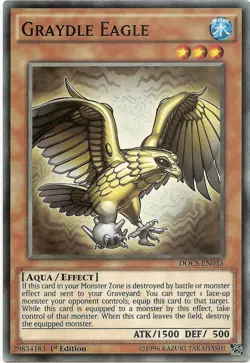 Graydle Eagle DOCS-EN035 Common Yu-Gi-Oh Card 1st Edition New - Image 1