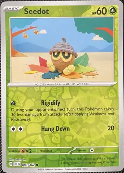 Seedot 003/162 SV05: Temporal Forces Reverse Holo - Pokemon Card - Image 1