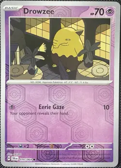 Drowzee 016/064 Sv: Shrouded Fable Reverse Holo - Pokemon Card - Image 1