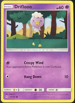 Drifloon 51/156 Sm-Ultra Prism Regular - Pokemon Card - Image 1