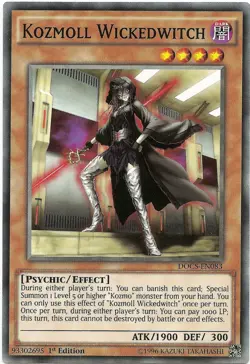 Kozmoll Wickedwitch DOCS-EN083 Common Yu-Gi-Oh Card 1st Edition New - Image 1