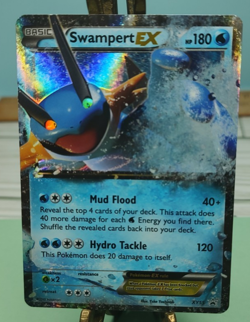Pokemon Swampert EX XY55 Holo Black Star Promo Trading Card TCG - Image 1