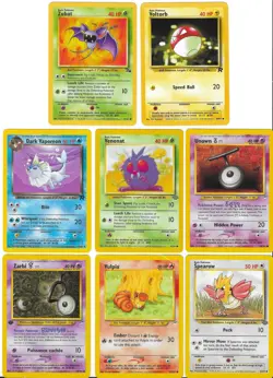 Pokemon Trading Cards Lot of 8 - Image 1