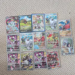 Pokemon Bundle Of 14 Japanese Character Rare (CHR) Cards In Nr Mint Condition, - Image 1