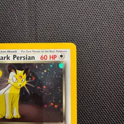 Dark Persian Pokemon Card WOTC Black Star Promo #17 Holo 2000 NM - Image 4