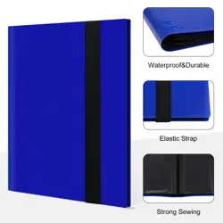 4 Pocket Card Binder for 160 Sleeves, Card Folder Ablum for Trading Cards Col... - Image 3