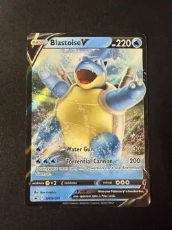 Blastoise V SWSH101 Pokemon TCG Card Sword & Shield Black Star Promo - Image 1