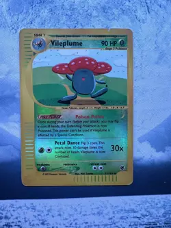 Vileplume 🌿 31/165 Reverse Holo Expedition Base Set Pokemon Card WOTC - Image 1