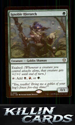 Ignoble Hierarch 52 Magic R Commander: Lorwyn Eclipsed Card NM - Image 1