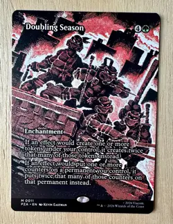 Doubling Season M 0011 Mythic Magic the Gathering TMNT (NON FOIL) - Image 1