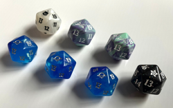Magic: The Gathering MTG Spindown Die D20 Lot of 7 - Image 1