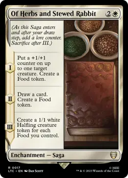 MTG Of Herbs and Stewed Rabbit [The Lord of the Rings: Tales of Middle-Earth Com - Image 1