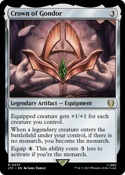 MTG Crown of Gondor [The Lord of the Rings: Tales of Middle-Earth Commander] Nea - Image 1
