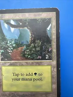 Vintage~Magic the Gathering~MTG💥Forest💥Limited Edition~BETA~1993 - Image 4