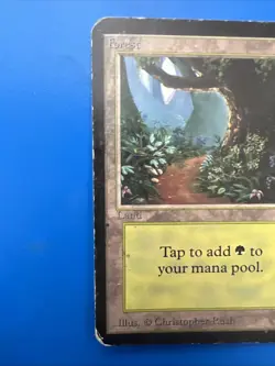 Vintage~Magic the Gathering~MTG💥Forest💥Limited Edition~BETA~1993 - Image 5