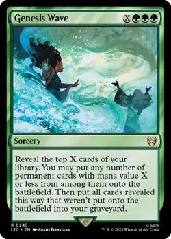 MTG Genesis Wave [The Lord of the Rings: Tales of Middle-Earth Commander] Near M - Image 1