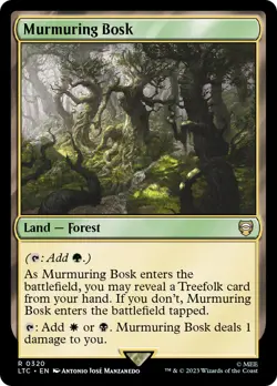 MTG Murmuring Bosk [The Lord of the Rings: Tales of Middle-Earth Commander] Near - Image 1