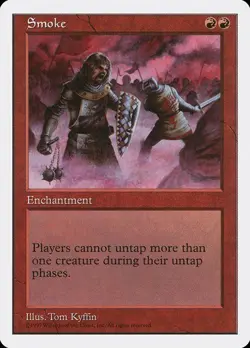 Smoke LP 5th Fifth Red Enchantment Mtg Magic English Regular - Image 1