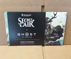 MTG Secret Lair x Playstation: Ghost of Tsushima SEALED English RAINBOW FOIL - Image 1