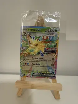 Pokemon TCG Leafeon EX 006/131 STAMPED PROMO Card Prismatic Evolutions SEALED - Image 1