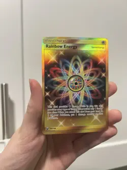 Pokemon 2018 Rainbow Energy - Sun & Moon Celestial Storm Rare Gold Holo 183/168 - Image 1