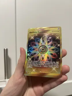 Pokemon 2018 Rainbow Energy - Sun & Moon Celestial Storm Rare Gold Holo 183/168 - Image 2