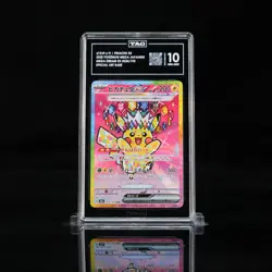 TAG Gem Mint 10 Pikachu ex Pokemon Mega Dream Japanese SAR #234 - Image 1