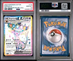 PSA 10 Espeon ex SVP 175 Pokemon Promo Premium Figure Collection 2025 GEM MINT - Image 3