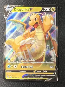❤‍🔥 Dragonite V 049/078 Pokemon GO Ultra Rare Pokemon TCG NM ✨ - Image 1