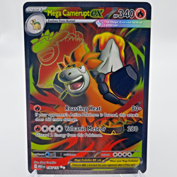 Pokemon TCG Mega Camerupt ex 156/132 Full Art Ultra Rare Mega Evolution NM - Image 1