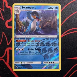 Pokemon TCG Swampert 35/168 Reverse Holo SM Celestial Storm NM - Image 1
