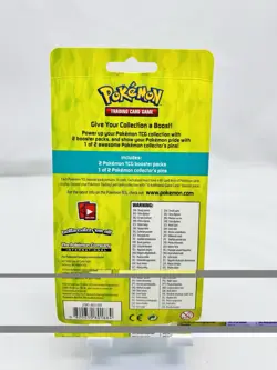 Xy Break point and Fates Collide With Gengar Pin Pokemon Blister Booster Pack - Image 2