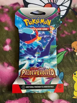 Pokemon TCG Scarlet & Violet Paldea Evolved Sleeved Booster Pack 1x - Image 1