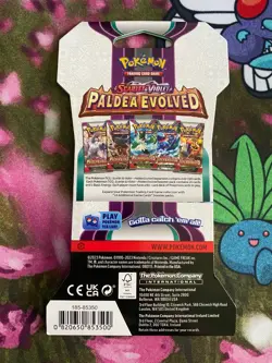 Pokemon TCG Scarlet & Violet Paldea Evolved Sleeved Booster Pack 1x - Image 2
