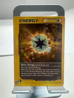 RETRO ENERGY #144/144 UNCOMMON REGULAR NON-HOLO POKEMON SKYRDIGE NEAR MINT - Image 1