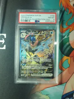 Greninja ex 2023-25 Pokemon SV Black Star Promos - SVP EN #132 PSA 8 - Image 1