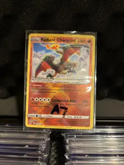 Pokemon Sword & Shield Crown Zenith Radiant Charizard 020/159 NM A7 - Image 1