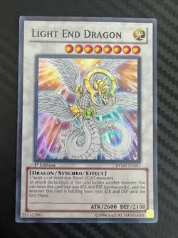Yugioh Light End Dragon RYMP-EN067 Super Rare 1st Ed HP - Image 1