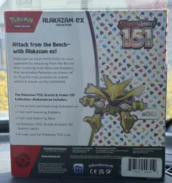 Pokemon Scarlet & Violet 151 Alakazam EX Collection Box ! - Image 2