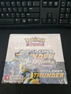 New Pokemon Sun & Moon Lost Thunder Factory Sealed Booster Box - Image 1