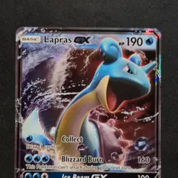 Pokemon TCG Lapras GX SM Base Set 35/149 Ultra Rare Full Art Holo 2017 - Image 2
