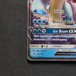 Pokemon TCG Lapras GX SM Base Set 35/149 Ultra Rare Full Art Holo 2017 - Image 5