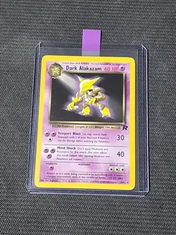 Pokemon Team Rocket "Dark Alakazam" 18/82 / Regular Rare / Lightly Played - Image 3