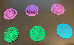 Lot of *17* 1999-2000 POKEMON WIZARDS WOTC Coins—6 Alakazam/HTF! Pikachu + More! - Image 2