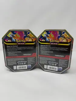 Pokemon TCG Phantasmal Flames Mega Charizard Y EX Tins 2026 Sealed Set of 2 - Image 2