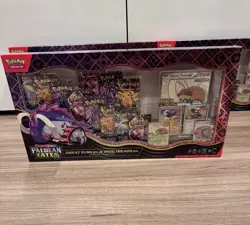 Pokemon Paldean Fates Great Tusk Ex Premium Collection Box 3X Set New Sealed - Image 2