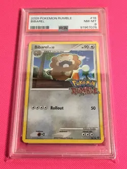 Pokemon Bibarel Promo - Rumble - 16/16 - PSA 8 - Image 1