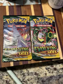Pokemon TCG Evolving Skies Booster Packs - Complete Art Set of 4 Sealed Packs 820650808777 - Image 5